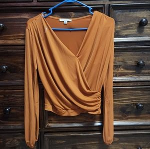 Orange Blouse